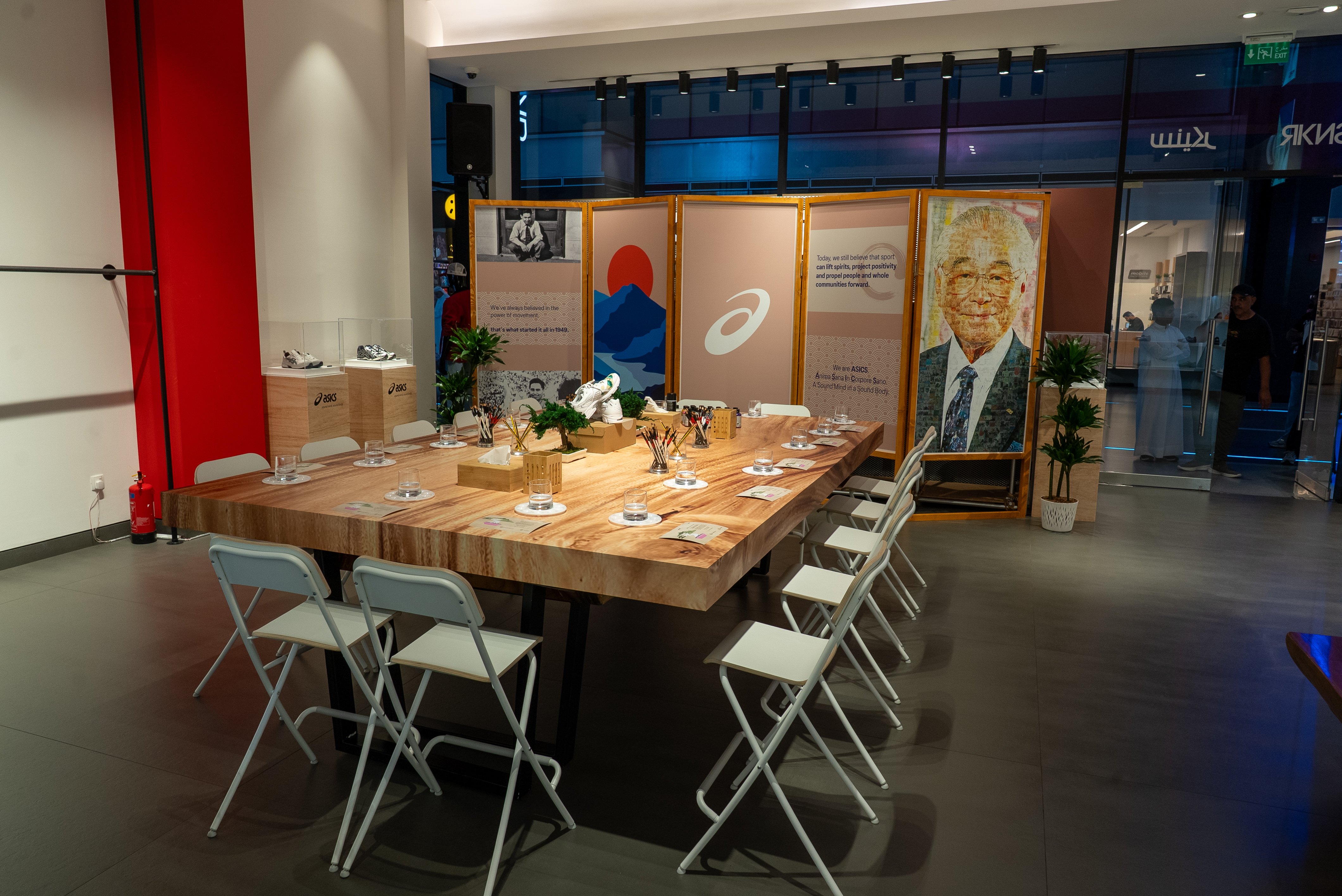 Japanese brand ASICS, and SNKR, one of Ali Abdulwahab Al-Mutawa Commercial Co. brands, host creative workshops at The Avenues