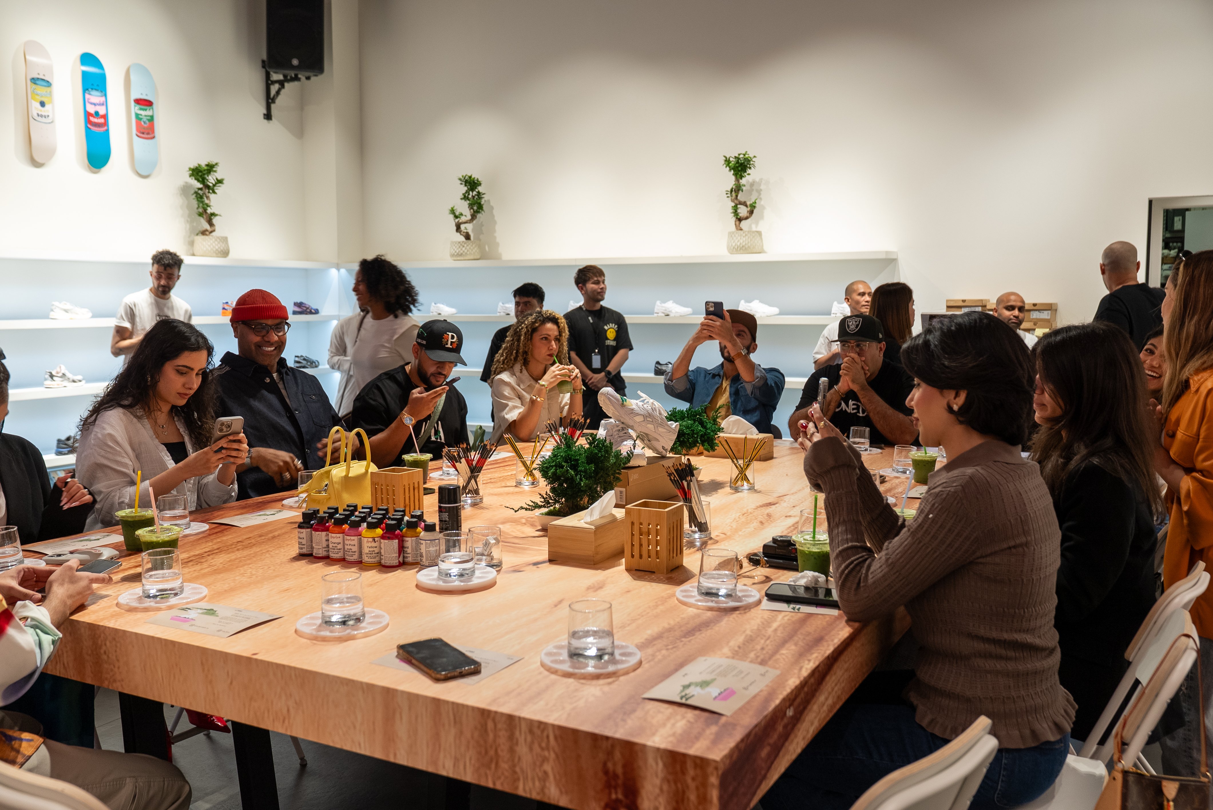 Japanese brand ASICS, and SNKR, one of Ali Abdulwahab Al-Mutawa Commercial Co. brands, host creative workshops at The Avenues