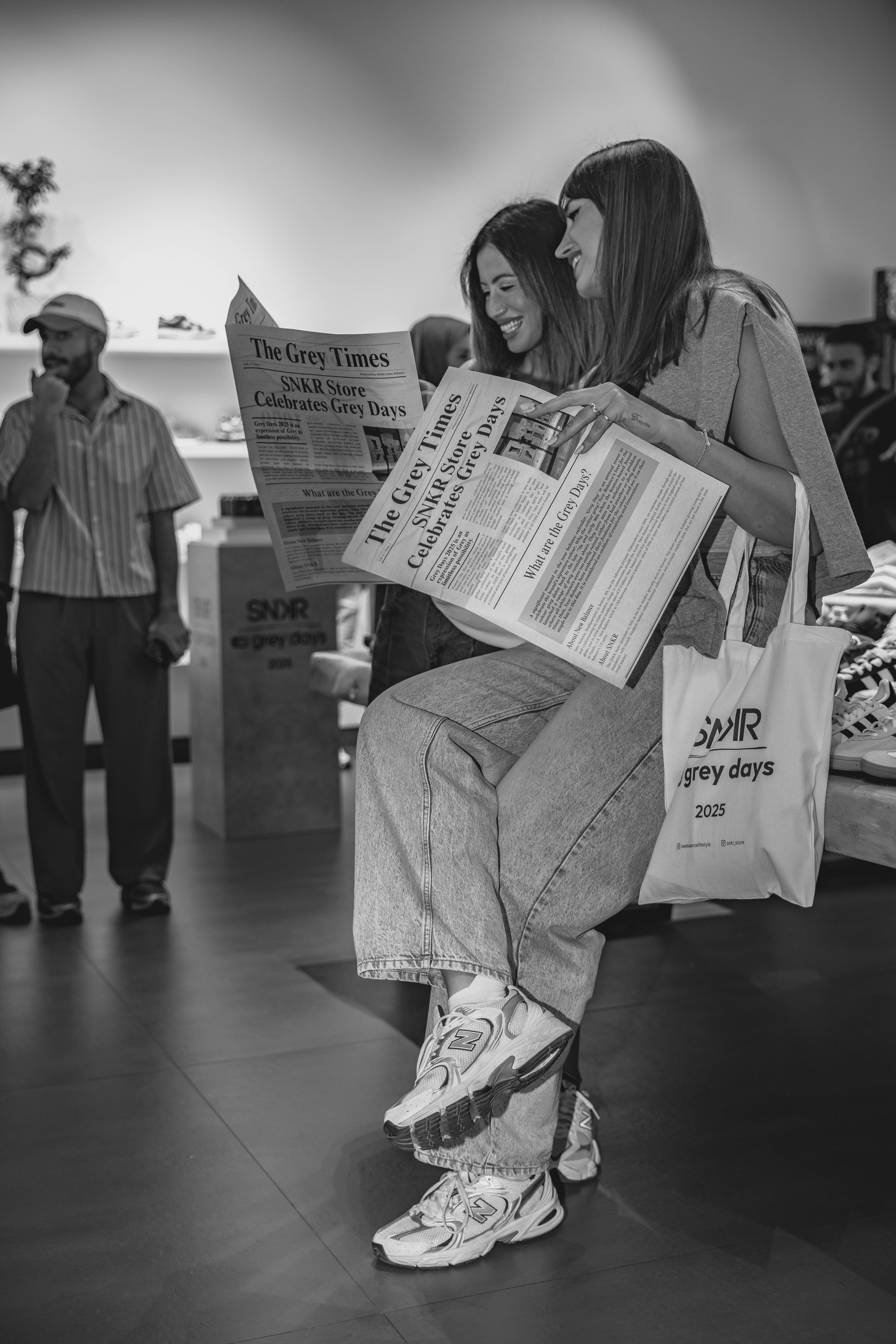 New Balance and SNKR, one of Ali Abdulwahab Al-Mutawa Commercial Co. Brand, Celebrate Grey Days