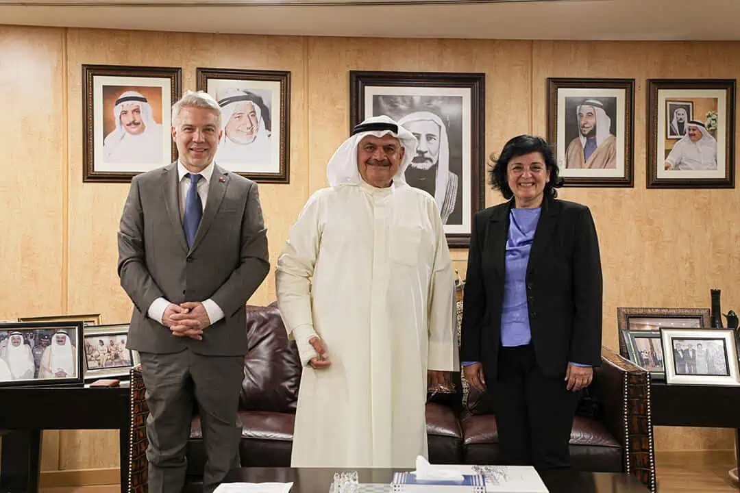 AAW Receives the Swiss Ambassador to Kuwait, H.E. Dr. Tiziano Balmelli