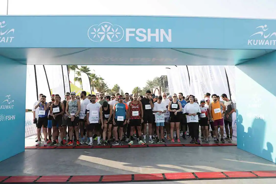 In collaboration with INTERSPORT, AAW Sponsors Run Kuwait Charity Race